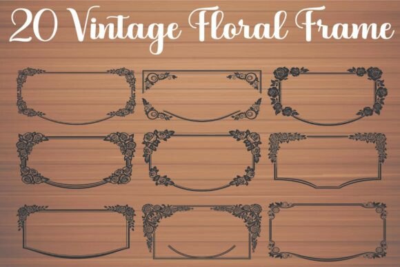 Download Vintage Floral Frame Designs - Premium Resources