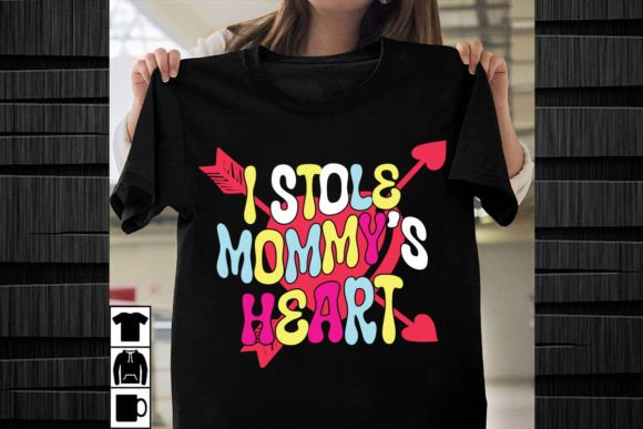 Download I Stole Mommy's Heart Retro Design - Premium Resources