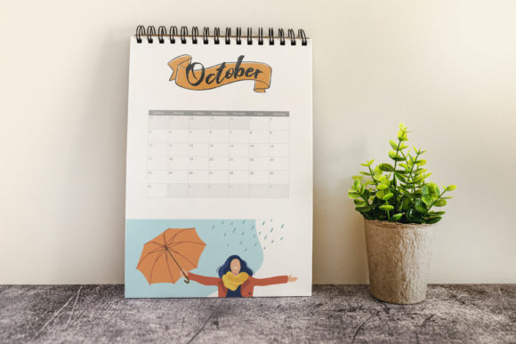 Download A4 Calendar Mockup - A4 calendar Collection