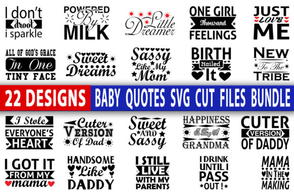 Download Baby Quotes Svg Design Bundle - Premium Resources